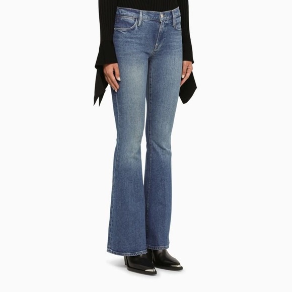 FRAME Le High Waist Flare Jeans - Size 27 - Picture 2 of 11